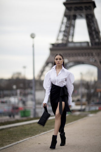 Olivia Culpo Paris Fashion Week FWRD